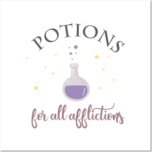 Potions for all afflictions Posters and Art